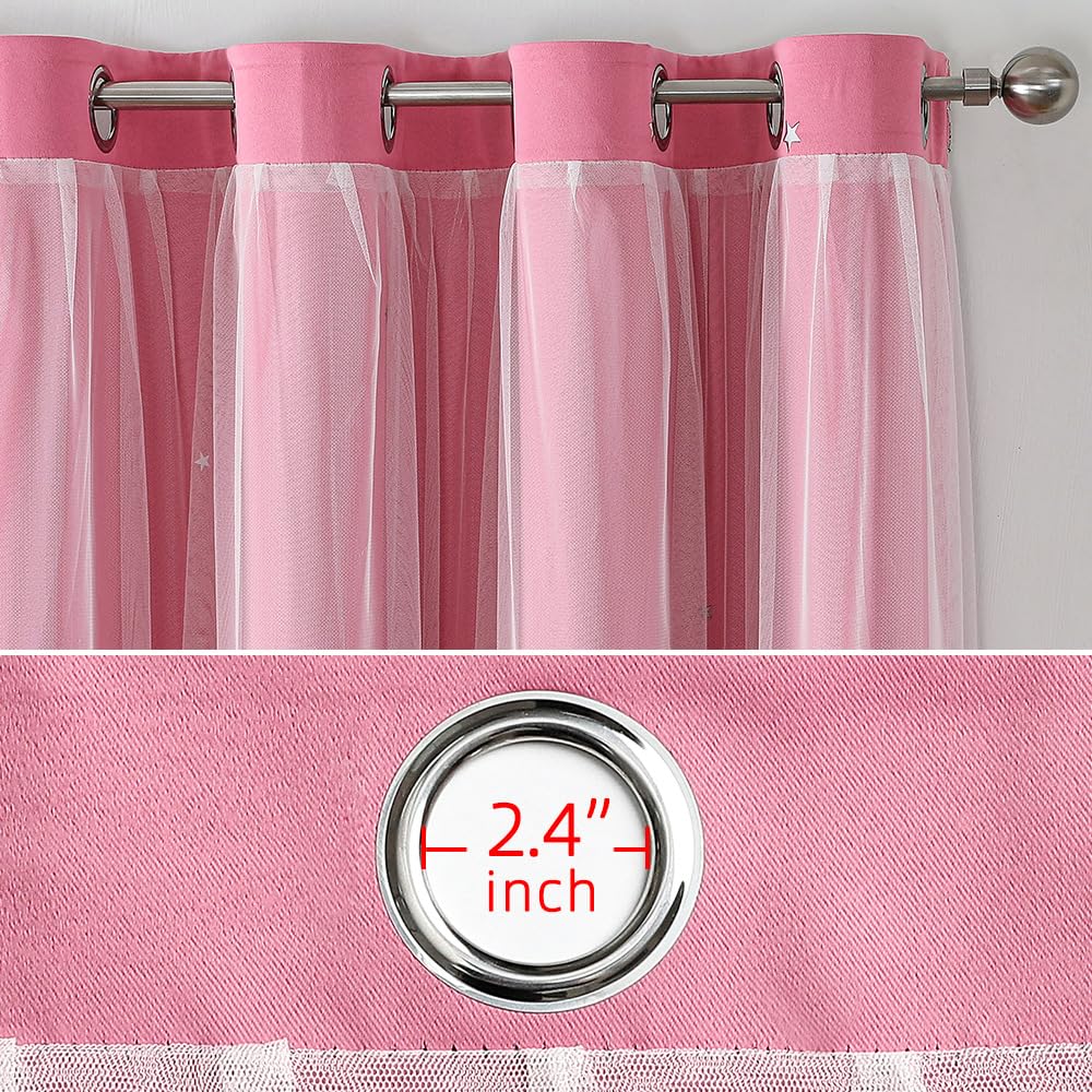 Amazon｜Namzi Simplicity Style 穴あきカーテン トリートメント、寝室